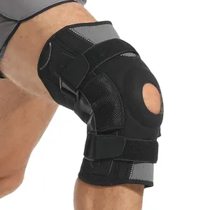 OEM High End Market Professional knee brace Perforated Orthopedic Neoprene Protection Adjustable Hinged Knee Support