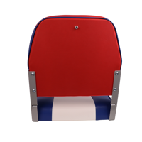 Siège de bateau marin pliable en cuir PU imperméable, siège de pêche rabattable pour bateau à fond plat, chaise pour yacht et petite embarcation