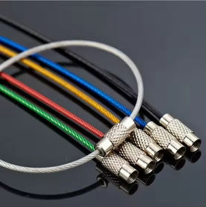 Llavero de cable de acero inoxidable de 1.5mm con anillas para mochila de exterior Meiditon 5g - Product Image 2