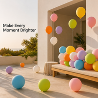 Ballons en latex ronds de 10 pouces, vente chaude d'usine, haute qualité, multicolores, épais, pour décoration de mariage et de fête d'anniversaire