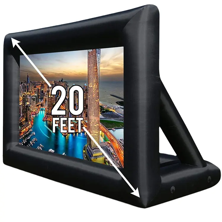 Proyector de películas de cine inflable, pantalla de cine inflable de 20 Feet nflatable utdoor