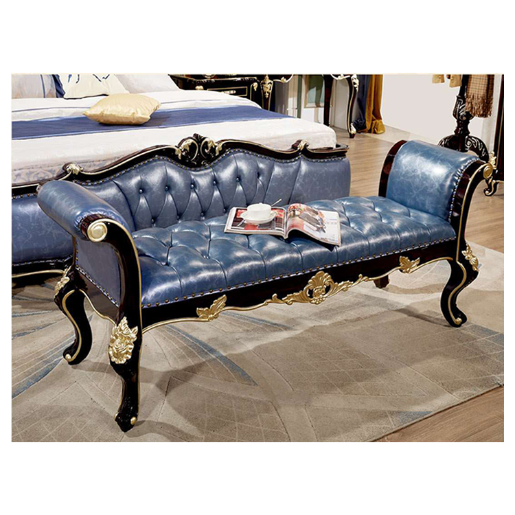 Промышленный стиль ретро креативный твердый деревянный сменный табурет кожаный мягкий скамейка диван стул для продажи