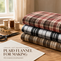 Tissu en flanelle à carreaux LONGXUN, tissu brossé à carreaux écossais, rouge bordeaux, noir, blanc, beige, camel, fournisseur en gros OEM ODM
