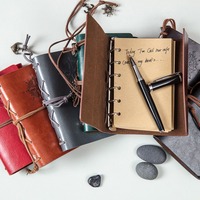 Carnet de pirate rétro créatif, cahier à feuilles mobiles, livre d'art portable et exquis, cadeau de rassemblement d'étudiant, journal, vente en gros