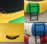 Funworldsport - Trampoline gonflable pour jeux aquatiques en plein air - Jouets aquatiques gonflables pour enfants