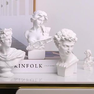 Busto de Apolo, Mitología Griega y Romana, Dios del Sol, Escultura de Resina, Figura Decorativa para el Hogar - Product Image 2