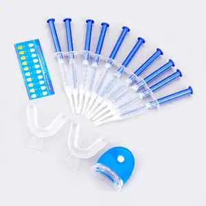 Gel pemutih gigi, 10 buah lampu akselerator LED dan kit pemutih gigi
