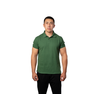 Uniforme d'entreprise pour homme, chemise 100% coton, piqué uni, respirant, doux, décontracté chic, manches courtes, professionnel, vente en gros - Product Image 2