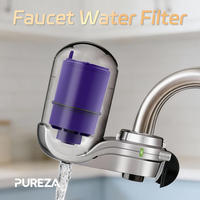 Purificateur d'eau pour robinet domestique PUREZA Z047, conception à double sortie, ultra durable, pour la purification de l'eau du robinet de cuisine