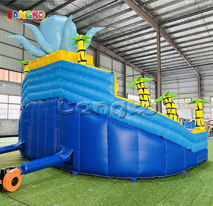 Tobogán Acuático Inflable con Diseño de Pulpo, Económico y Personalizado, <span class=keywords><strong>Castillo</strong></span> Inflable para Exteriores, Toboganes Acuáticos Grandes para Uso en Seco o Mojado - Product Image 4