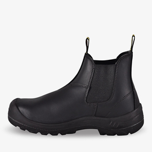 Bottes de sécurité en cuir marron DSF53, résistantes à l'huile, chaussures de travail décontractées, chaussures de sécurité pour les travailleurs de la construction, de l'industrie pétrolière et des usines. - Product Image 5