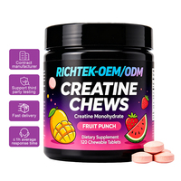 Richtek Groothandel Fruit Funch Spieropbouw Ondersteuning Fitness Training Premium Creatine Monohydraat Kauwtabletten