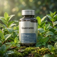 Capsules d'antioxydant naturel Quercétine en stock, très demandées, pour adultes (déconseillé aux femmes enceintes), 120 capsules par flacon