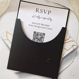 พิมพ์การ์ด<span class=keywords><strong>อวยพร</strong></span> โปสการ์ด บัตรขอบคุณ การ์ดเชิญงาน<span class=keywords><strong>แต่ง</strong></span><span class=keywords><strong>งาน</strong></span> พร้อมซองจดหมายและสติกเกอร์ ด้วยโลโก้ของคุณเอง - Product Image 4