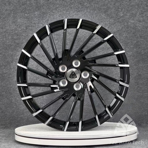 Cerchi Forgiati Personalizzati 722Auto Nero Lucido 19-22 Pollici 5x120 5x130 per Land Rover Range Rover <span class=keywords><strong>Velar</strong></span> Autobiography - Product Image 2