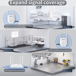 Repetidor <span class=keywords><strong>WiFi</strong></span> inalámbrico OEM/ODM, enrutador de 1200Mbps, amplificador <span class=keywords><strong>Wifi</strong></span> de 2,4G, extensor de largo alcance <span class=keywords><strong>Wifi</strong></span>, repetidor amplificador de señal Wi-Fi 5G - Product Image 4