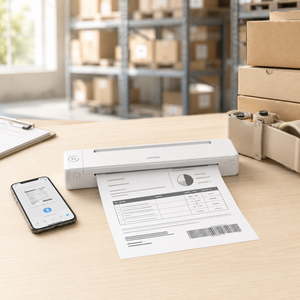 เครื่องพิมพ์ Xprinter T8 แบบสองโหมด พิมพ์ความร้อนโดยตรงและแบบถ่ายโอนความร้อน รองรับกระดาษขนาด A4 สำหรับงานพิมพ์ในไซต์ก่อสร้าง - Product Image 1