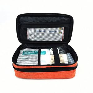 Bolsa de Emergencia Médica de Doble Capa Personalizada, Botiquín de Primeros Auxilios de Lujo Color Naranja, Bolsa de Almacenamiento Portátil de Oxford para Suministros Médicos - Product Image 1