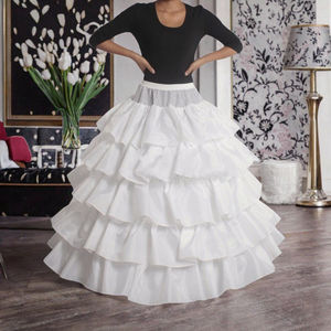 En gros, <span class=keywords><strong>jupon</strong></span> de <span class=keywords><strong>mariée</strong></span> imprimé économique, accessoires de mariage, crinoline longue à cerceau pour bal de promo et mariages - Product Image 3
