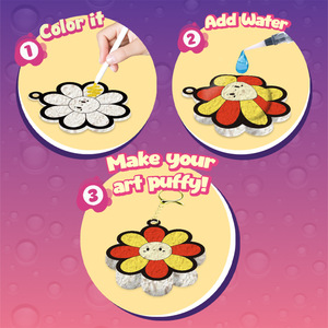 Juguetes Educativos Multifuncionales DIY de Textura Espumosa para Pintar y Colorear, con Diseños de Princesas y Animales, para Disfraces y Manualidades - Product Image 5