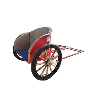 รถเข็นม้า2ล้อทำจากเหล็กกัลวาไนซ์พร้อมรถลากสำหรับงานแต่งงานและเที่ยวชมสถานที่2ที่นั่ง - Product Image 5