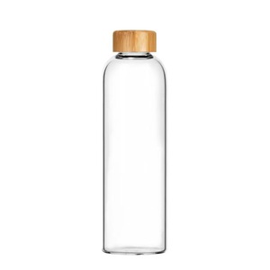 Bouteille d'<span class=keywords><strong>eau</strong></span> en verre transfrontalière avec couvercle en bambou, bouchon hermétique, écologique, anti-fuite, résistante aux hautes températures, sans filtre - Product Image 5