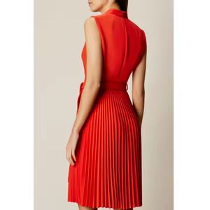 Nouvelle Collection 2025 – Tenue de Bureau Formelle Grande Taille pour Femme, Motif Uni, Longueur Genou, Boutons Décoratifs, Lavable, Idéale pour la Carrière - Product Image 4