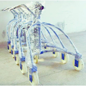 Chariot élévateur à tambour 200L en acier pour fûts d'huile, à pédale hydraulique, réglable, pour entrepôt, avec roues en nylon - Product Image 1