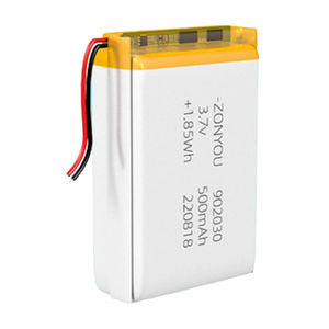 도매 ZonYou 902030 리포 파우치 배터리 셀, 소비자 가전제품 및 어린이용 전동 장난감용 500회 이상의 긴 수명 수명 기간 - Product Image 6