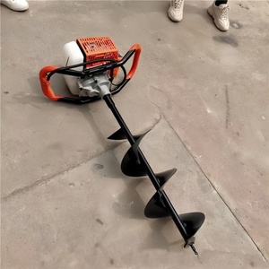 Tarière thermique 63 cm³ en alliage d'aluminium de qualité industrielle et domestique pour le forage profond du sol - Product Image 2