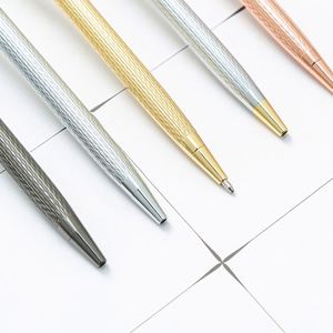 Custom Logo New Top Grade Slim Cross Ballpoint Gold Desk <b>Pen</b> with logo Rose Gold Metal <b>Pen</b> - Product Image 3