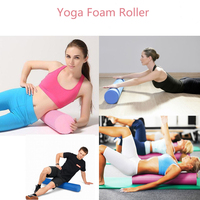 Rouleau en mousse de récupération à domicile haute densité pour l'exercice Massage du dos des pieds Gym Eva 30Cm Grid Yoga Foam Roller Trigger Point Deep