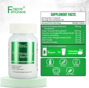 Fabricante de Suplementos Nutracéuticos Termogénicos para Quemar Grasa, Aumenta el Metabolismo, 60 Cápsulas Termogénicas para Quemar Grasa - Product Image 4