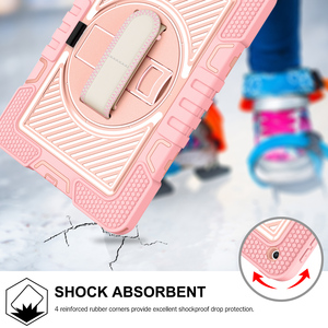 Hot Bán <span class=keywords><strong>Survivor</strong></span> 360 Xoay Dây Đeo Tay Rugged Chống Sốc Máy Tính Bảng Fundas Capa Cho <span class=keywords><strong>iPad</strong></span> 10.2 7 8th 9th Gen Phụ Kiện Trường Hợp - Product Image 3