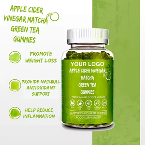 Apple Cider Vinegar Gummies kiểm soát trọng lượng cai nghiện & làm sạch matcha trà xanh Gummies dinh dưỡng hàng Ngày phát hành độc tố - Product Image 4