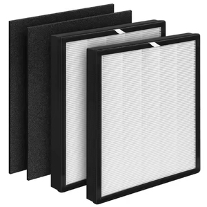 Bộ lọc HEPA thay thế Aerio-300 Tương thích với máy lọc Aerio-300 Zigma, 2 bộ lọc HEPA hiệu quả cao + 2 bộ lọc carbon - Product Image 4