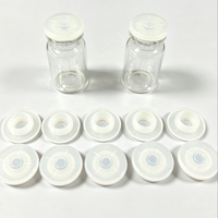 Ambre clair borosilicate 5ml flacons en verre