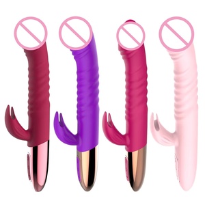 Realistic Telescopic Lover Female Masturbator Heating Insertion Pulling Couple's Orgasm <b>Vibrating</b> 100% Waterproof Dildo <b>Vibrator</b> - Product Image 2