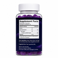 Gummies véganes naturelles OEM à la melatonine et aux baies pour le sommeil, aide au repos profond, relaxation, soulagement du stress, amélioration de la qualité du sommeil, complément bien-être pour adultes