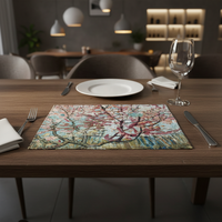 Set de table carré moderne en coton, écologique, résistant à l'huile, durable, pour salle à manger et cuisine, vente en gros directe d'usine en stock