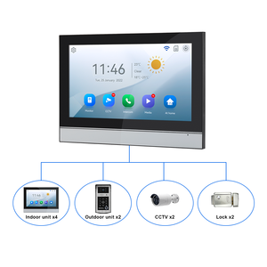 Hot Selling 10 Inch IPS Touch Screen 1080P Video Door Phone Multi-Unlocking Types For House Security Camera <strong>Intercom</strong> Doorbell - Product Image 3