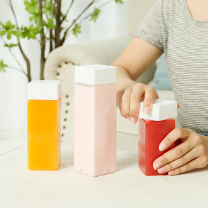 <span class=keywords><strong>Botel</strong></span> jetable de boisson PET de 350ml 400ml 500ml pour tasse de thé au lait Juce bouteilles de jus en plastique de miel avec bouchons à vis - Product Image 6