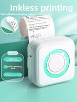 Imprimante thermique sans encre ultra-claire, mini, portable, correction des erreurs, 203 dpi, couleur, certifiée ROHS, format compact, utilisation domestique