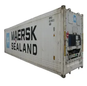 Contenedor refrigerado de segunda mano de 40 pies, contenedor refrigerado, contenedor de refrigerador con buenas condiciones
