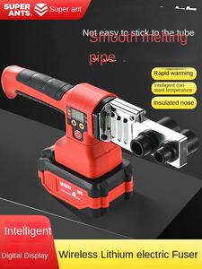 Super Ants CY-1020, Máquina de Soldadura por Fusión Eléctrica con Batería de Litio de 21V para Tuberías de Agua <span class=keywords><strong>PPR</strong></span> y Soldadura de Plástico PE, Máquina de Calor de Alta Capacidad - Product Image 2