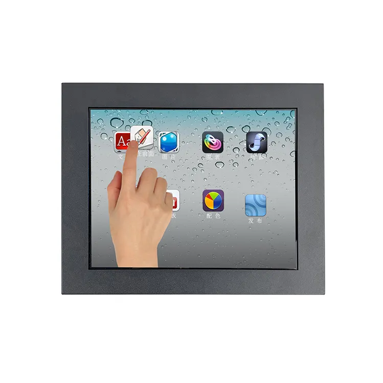 10.4 inch metal cased capacitive touch screen monitor for smart vending machine