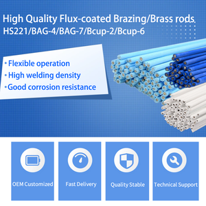 BAG 4 <span class=keywords><strong>Electrodo</strong></span> recubierto <span class=keywords><strong>de</strong></span> fundente basado en unión <span class=keywords><strong>de</strong></span> metales diferentes Reparaciones industriales <span class=keywords><strong>de</strong></span> alta resistencia Varilla <span class=keywords><strong>de</strong></span> soldadura fuerte recubierta <span class=keywords><strong>de</strong></span> fundente - Product Image 5