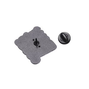Broche de aleación de zinc con diseño geométrico de Jesús/Christianity, temática creativa con significado conmemorativo en inglés, para cuello o hebilla de pañuelo de seda. - Product Image 5