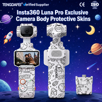 Ensemble de protections autocollantes imperméables et anti-rayures pour caméra de voyage Insta360 Luna Pro pour équipement de prise de vue