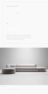 Divano Moderno di Lusso <span class=keywords><strong>in</strong></span> <span class=keywords><strong>Velluto</strong></span> per Soggiorno, Divano Girevole a Parete, Arredamento <span class=keywords><strong>in</strong></span> Tessuto Affidabile - Product Image 5